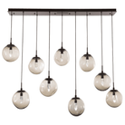 Hammerton Studio - Nebula Aster Linear Multi-Port, 9-Light - PLB0066-09-FB-GB-C01-L1 - Canada Light Shop