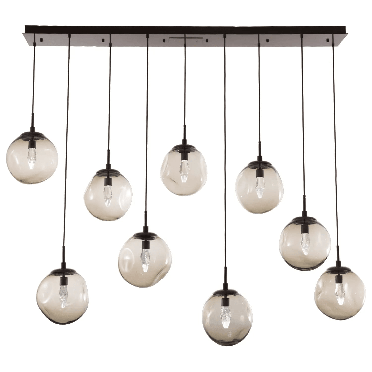 Hammerton Studio - Nebula Aster Linear Multi-Port, 9-Light - PLB0066-09-FB-GB-C01-L1 - Canada Light Shop