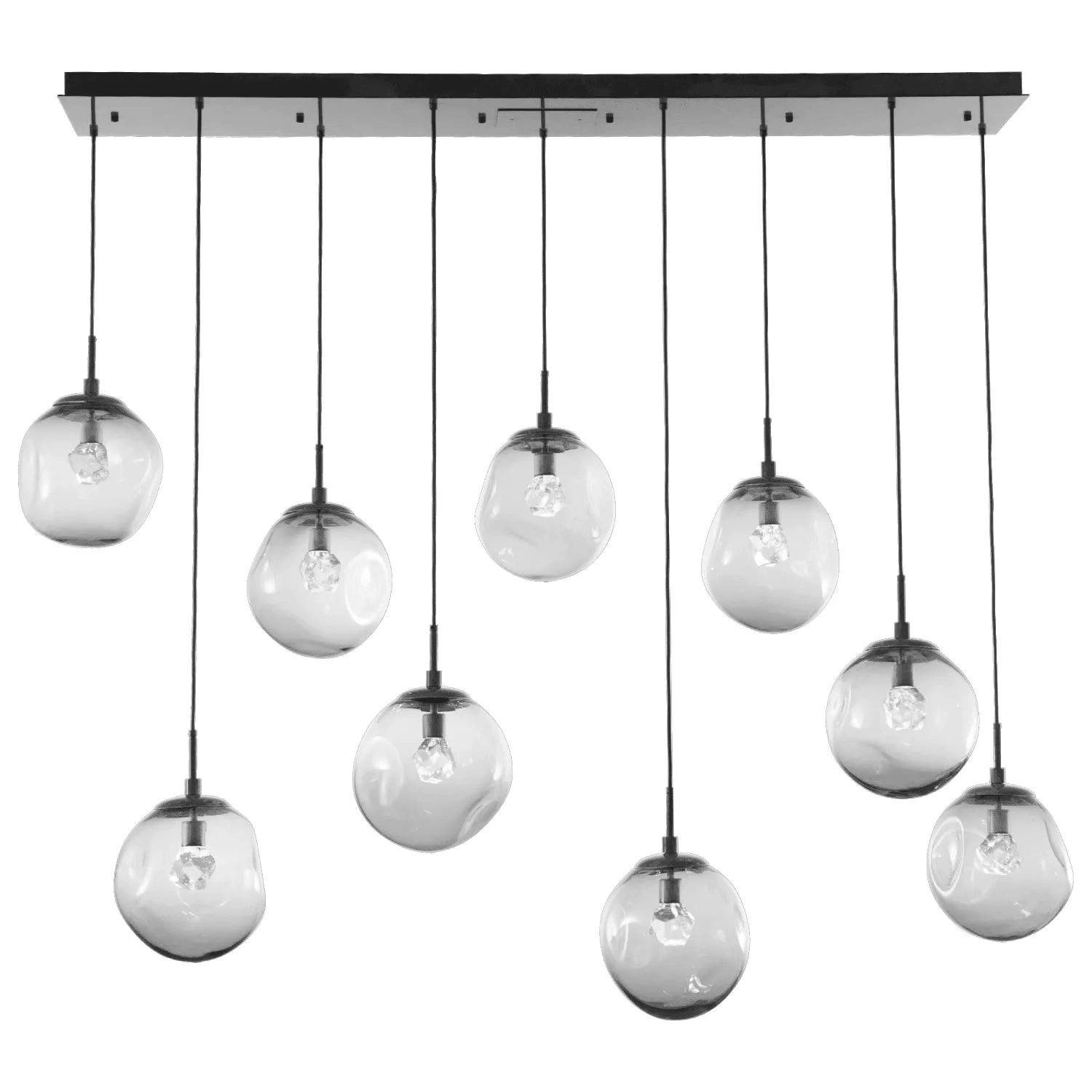 Hammerton Studio - Nebula Aster Linear Multi-Port, 9-Light - PLB0066-09-MB-ZS-C01-L1 - Canada Light Shop