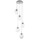 Hammerton Studio - Nebula Aster Round Multi-Port, 5-Light - CHB0062-05-BS-C-C01-E2 - Canada Light Shop