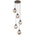 Hammerton Studio - Nebula Aster Round Multi-Port, 5-Light - CHB0062-05-FB-B-C01-E2 - Canada Light Shop