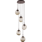 Hammerton Studio - Nebula Aster Round Multi-Port, 5-Light - CHB0066-05-FB-FB-C01-L1 - Canada Light Shop