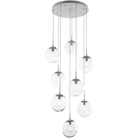 Hammerton Studio - Nebula Aster Round Multi-Port, 8-Light - CHB0062-08-BS-C-C01-E2 - Canada Light Shop