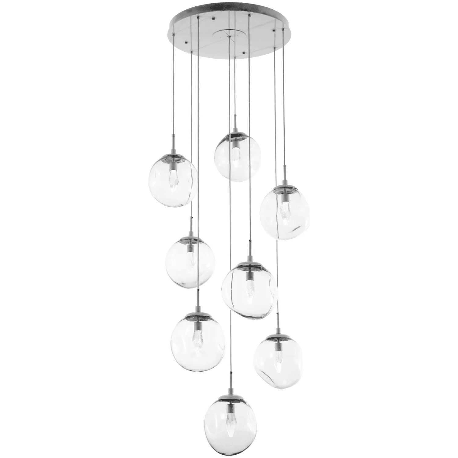Hammerton Studio - Nebula Aster Round Multi-Port, 8-Light - CHB0066-08-BS-GC-C01-L1 - Canada Light Shop