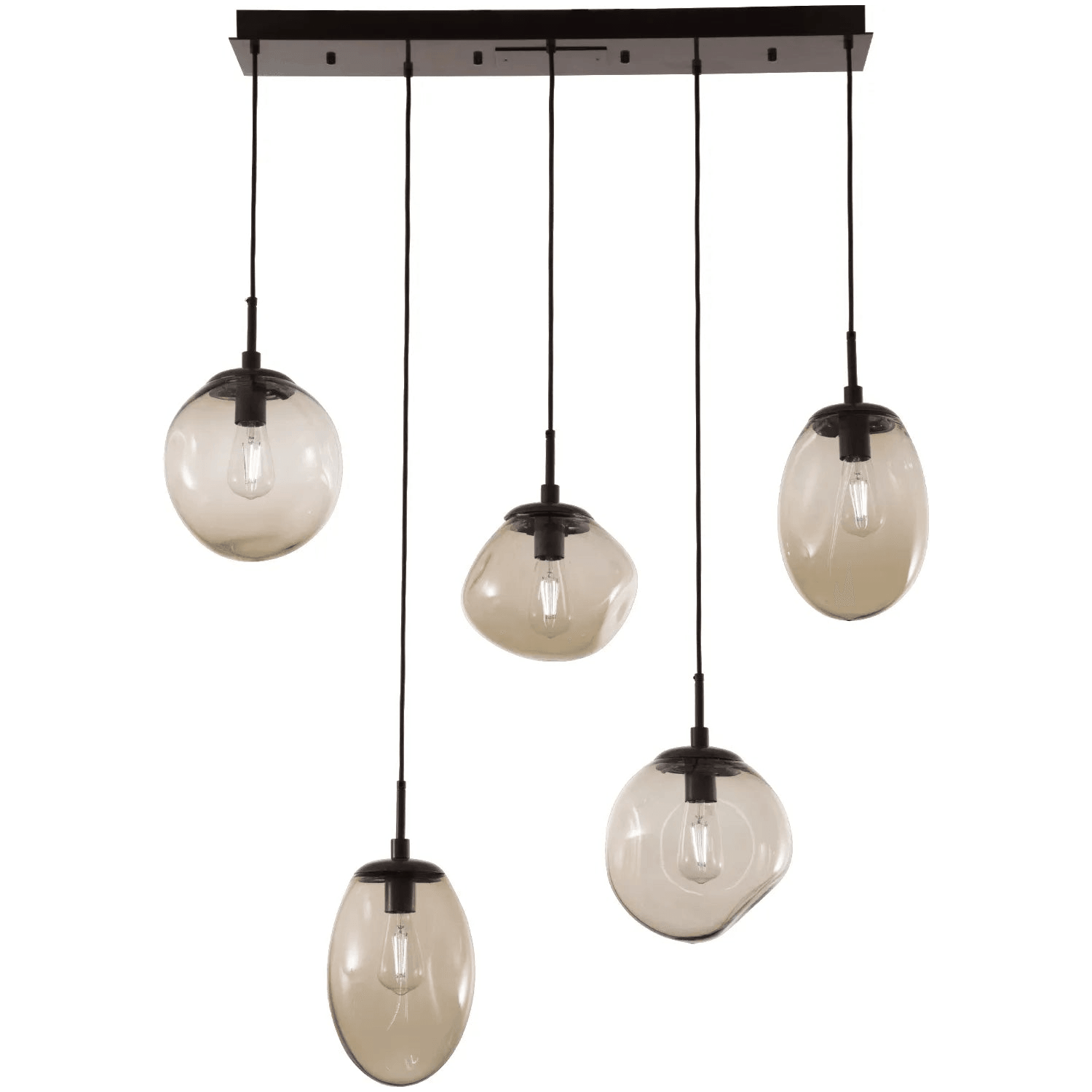 Hammerton Studio - Nebula Cosmos Linear Multi-Port, 5-Light - PLB0065-05-FB-B-C01-E2 - Canada Light Shop