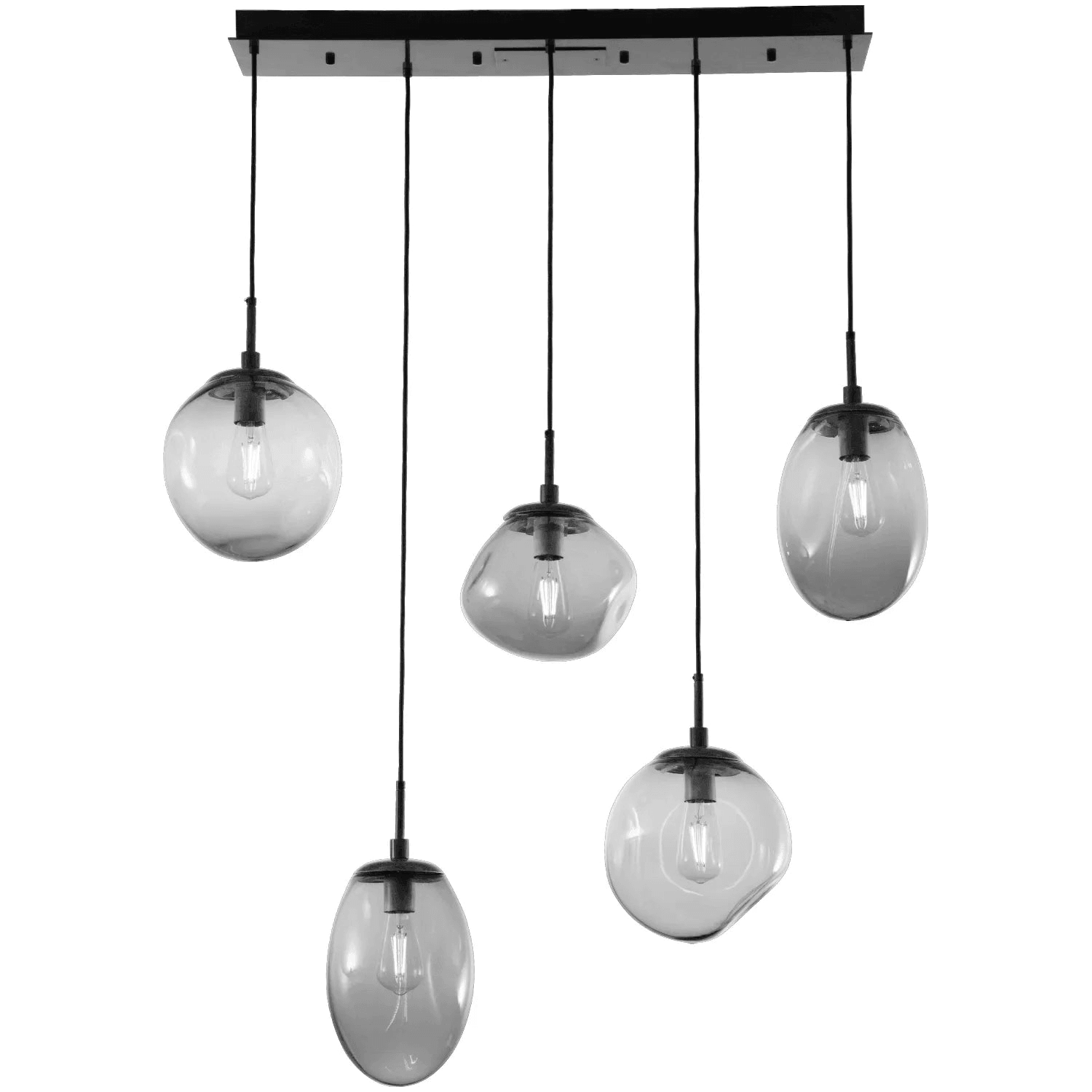 Hammerton Studio - Nebula Cosmos Linear Multi-Port, 5-Light - PLB0065-05-MB-S-C01-E2 - Canada Light Shop