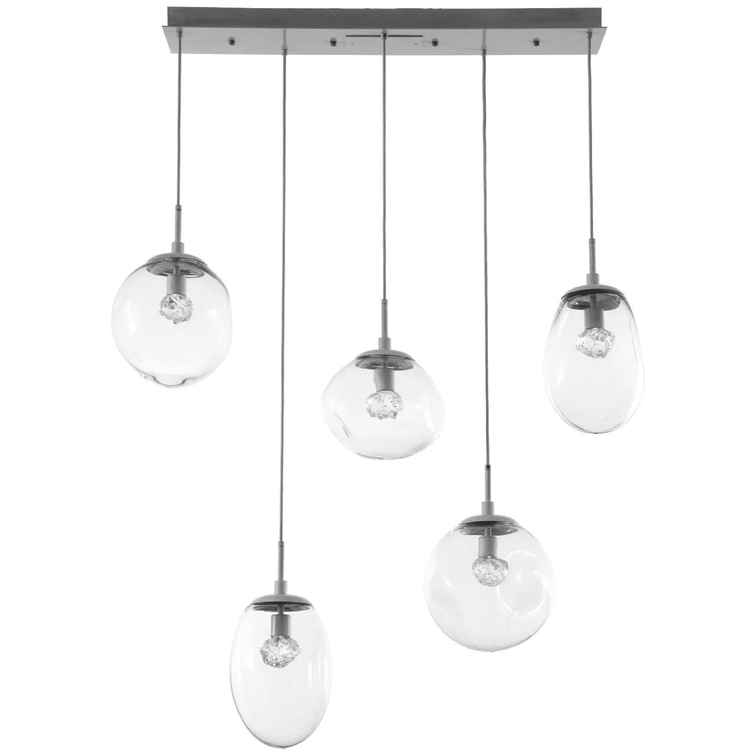 Hammerton Studio - Nebula Cosmos Linear Multi-Port, 5-Light - PLB0069-05-BS-FC-C01-L1 - Canada Light Shop