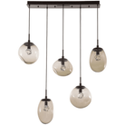 Hammerton Studio - Nebula Cosmos Linear Multi-Port, 5-Light - PLB0069-05-FB-ZB-C01-L1 - Canada Light Shop
