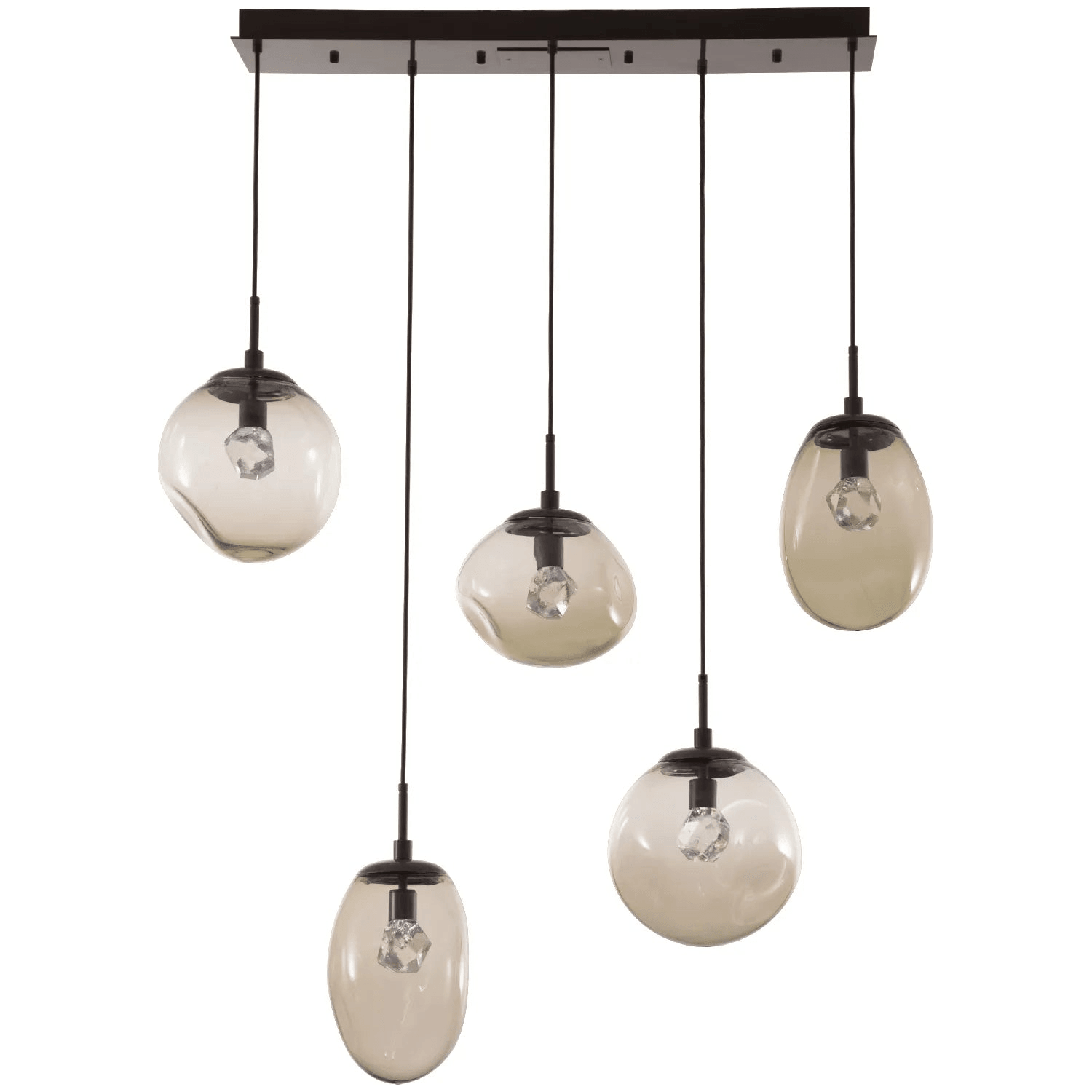 Hammerton Studio - Nebula Cosmos Linear Multi-Port, 5-Light - PLB0069-05-FB-ZB-C01-L1 - Canada Light Shop