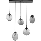 Hammerton Studio - Nebula Cosmos Linear Multi-Port, 5-Light - PLB0069-05-MB-FS-C01-L1 - Canada Light Shop