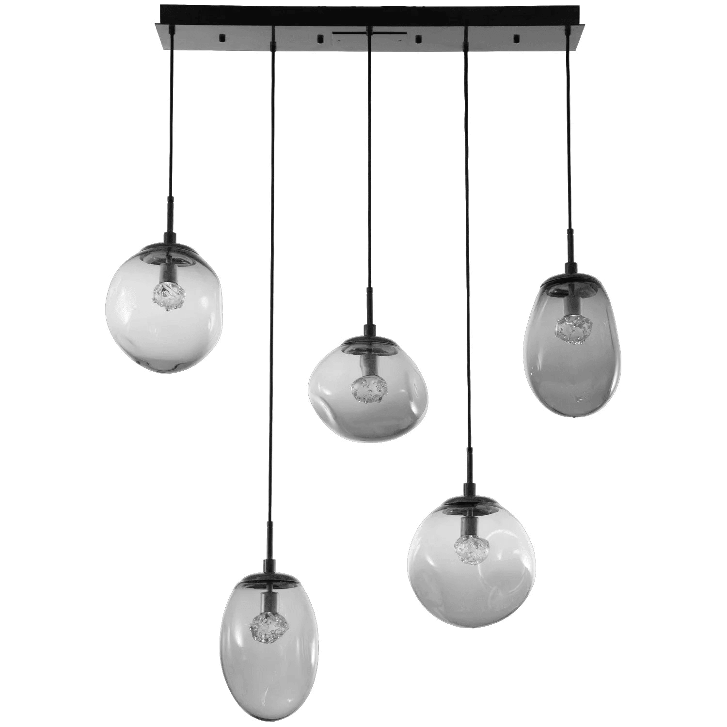 Hammerton Studio - Nebula Cosmos Linear Multi-Port, 5-Light - PLB0069-05-MB-FS-C01-L1 - Canada Light Shop