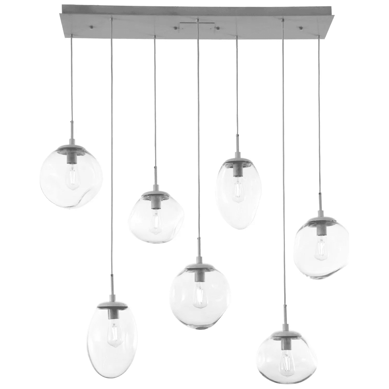 Hammerton Studio - Nebula Cosmos Linear Multi-Port, 7-Light - PLB0065-07-BS-C-C01-E2 - Canada Light Shop