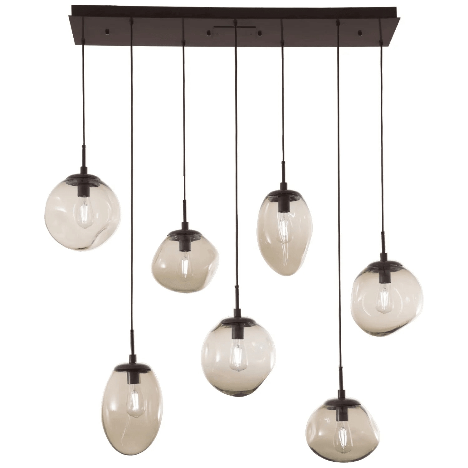 Hammerton Studio - Nebula Cosmos Linear Multi-Port, 7-Light - PLB0065-07-FB-B-C01-E2 - Canada Light Shop