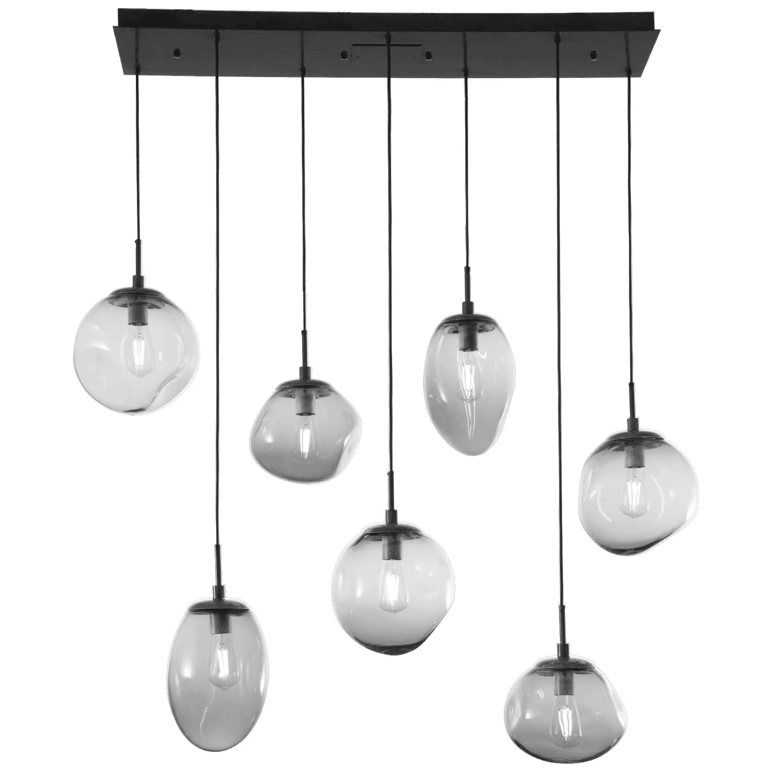 Hammerton Studio - Nebula Cosmos Linear Multi-Port, 7-Light - PLB0065-07-MB-S-C01-E2 - Canada Light Shop