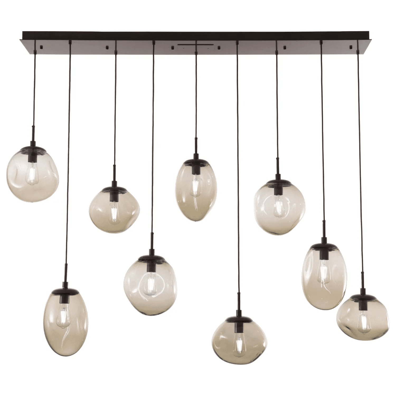 Hammerton Studio - Nebula Cosmos Linear Multi-Port, 9-Light - PLB0065-09-FB-B-C01-E2 - Canada Light Shop