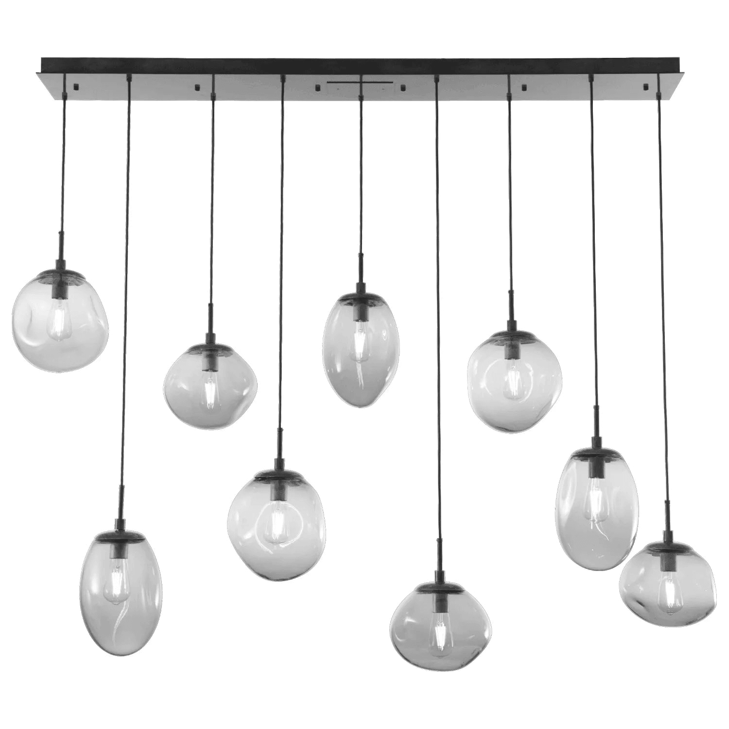 Hammerton Studio - Nebula Cosmos Linear Multi-Port, 9-Light - PLB0065-09-MB-S-C01-E2 - Canada Light Shop