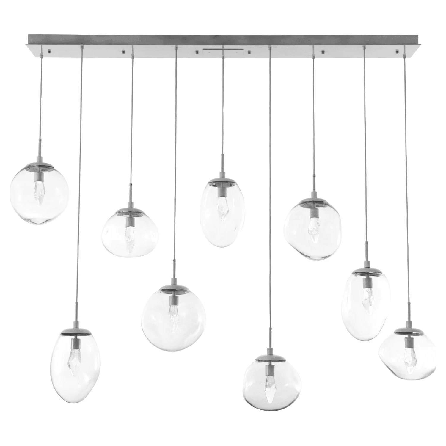 Hammerton Studio - Nebula Cosmos Linear Multi-Port, 9-Light - PLB0069-09-BS-GC-C01-L1 - Canada Light Shop