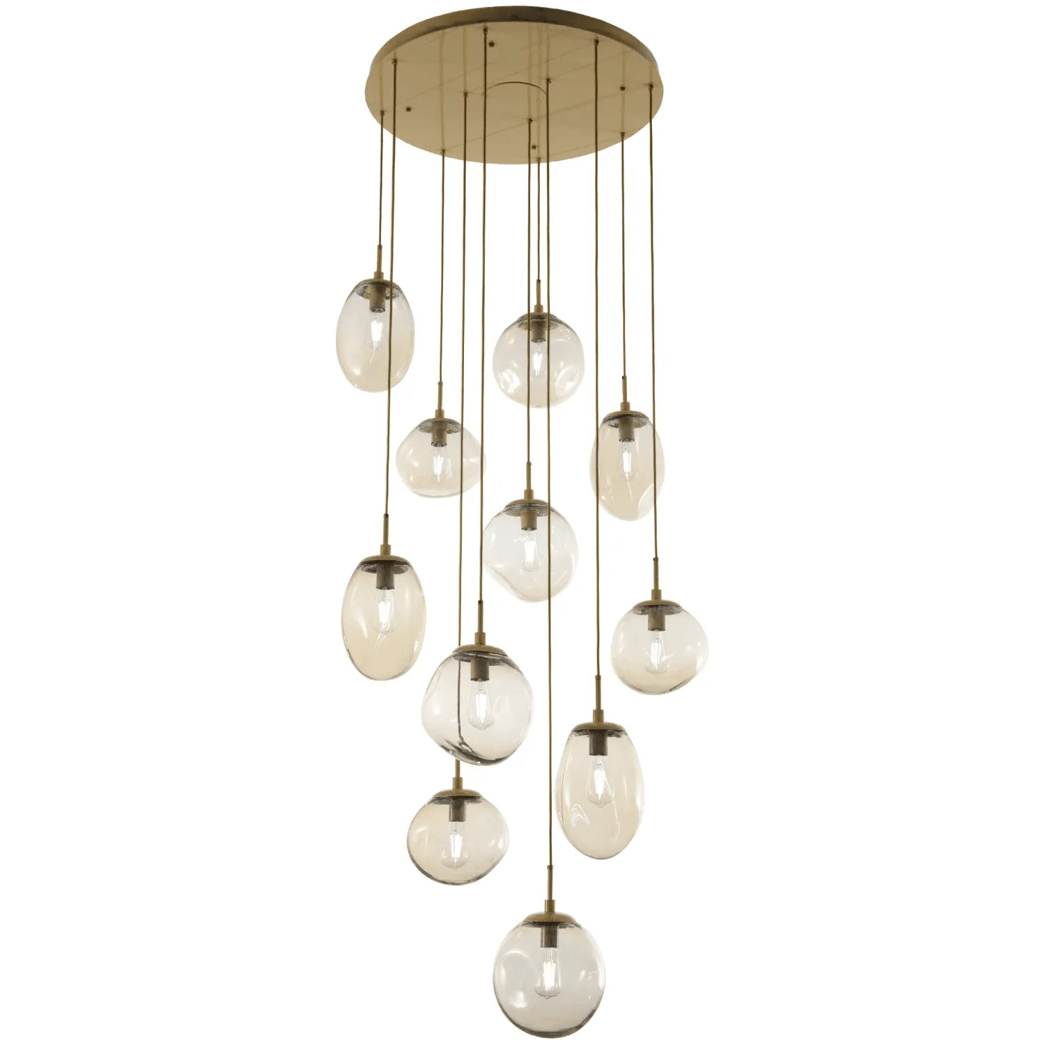 Hammerton Studio - Nebula Cosmos Round Multi-Port, 11-Light - CHB0065-11-GB-A-C01-E2 - Canada Light Shop