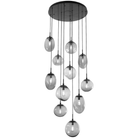 Hammerton Studio - Nebula Cosmos Round Multi-Port, 11-Light - CHB0065-11-MB-S-C01-E2 - Canada Light Shop