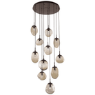 Hammerton Studio - Nebula Cosmos Round Multi-Port, 11-Light - CHB0069-11-FB-FB-C01-L1 - Canada Light Shop