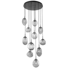 Hammerton Studio - Nebula Cosmos Round Multi-Port, 11-Light - CHB0069-11-MB-ZS-C01-L1 - Canada Light Shop