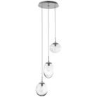 Hammerton Studio - Nebula Cosmos Round Multi-Port, 3-Light - CHB0065-03-BS-A-C01-E2 - Canada Light Shop