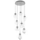 Hammerton Studio - Nebula Cosmos Round Multi-Port, 8-Light - CHB0069-08-BS-ZC-C01-L1 - Canada Light Shop