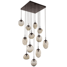 Hammerton Studio - Nebula Cosmos Square Multi-Port, 12-Light - CHB0069-12-FB-FB-C01-L1 - Canada Light Shop