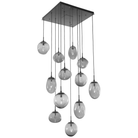 Hammerton Studio - Nebula Cosmos Square Multi-Port, 12-Light - CHB0069-12-MB-GS-C01-L1 - Canada Light Shop