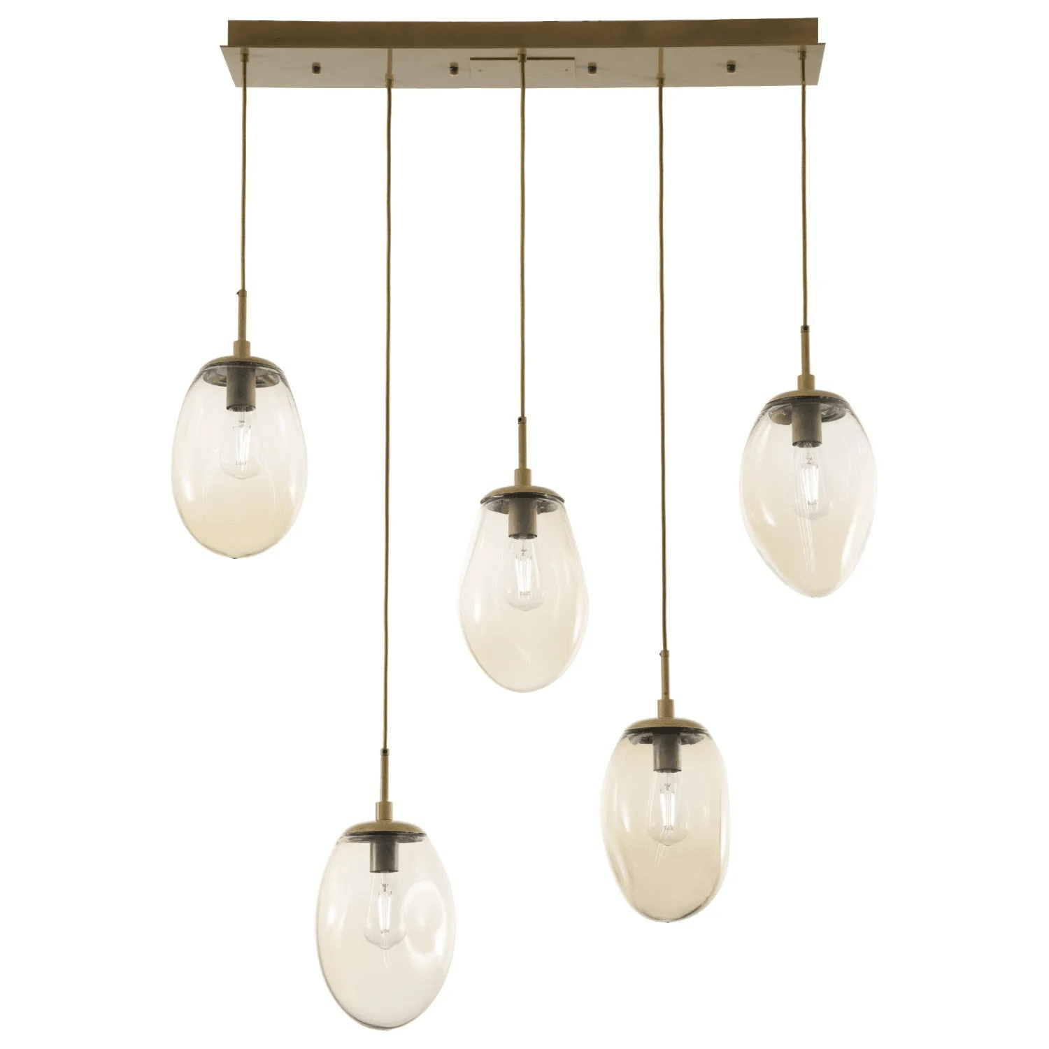 Hammerton Studio - Nebula Meteo Linear Multi-Port, 5-Light - PLB0063-05-GB-A-C01-E2 - Canada Light Shop