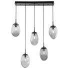 Hammerton Studio - Nebula Meteo Linear Multi-Port, 5-Light - PLB0063-05-MB-S-C01-E2 - Canada Light Shop