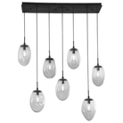 Hammerton Studio - Nebula Meteo Linear Multi-Port, 7-Light - PLB0063-07-MB-S-C01-E2 - Canada Light Shop