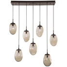 Hammerton Studio - Nebula Meteo Linear Multi-Port, 7-Light - PLB0067-07-FB-ZB-C01-L1 - Canada Light Shop