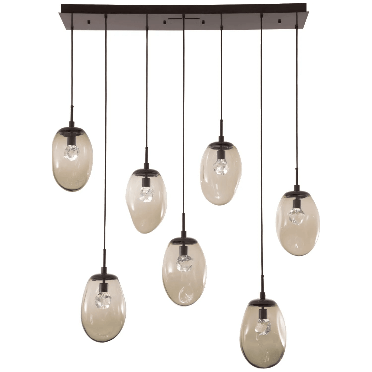 Hammerton Studio - Nebula Meteo Linear Multi-Port, 7-Light - PLB0067-07-FB-ZB-C01-L1 - Canada Light Shop