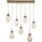 Hammerton Studio - Nebula Meteo Linear Multi-Port, 7-Light - PLB0067-07-GB-GA-C01-L1 - Canada Light Shop