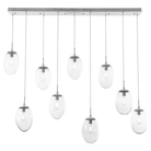 Hammerton Studio - Nebula Meteo Linear Multi-Port, 9-Light - PLB0063-09-BS-C-C01-E2 - Canada Light Shop