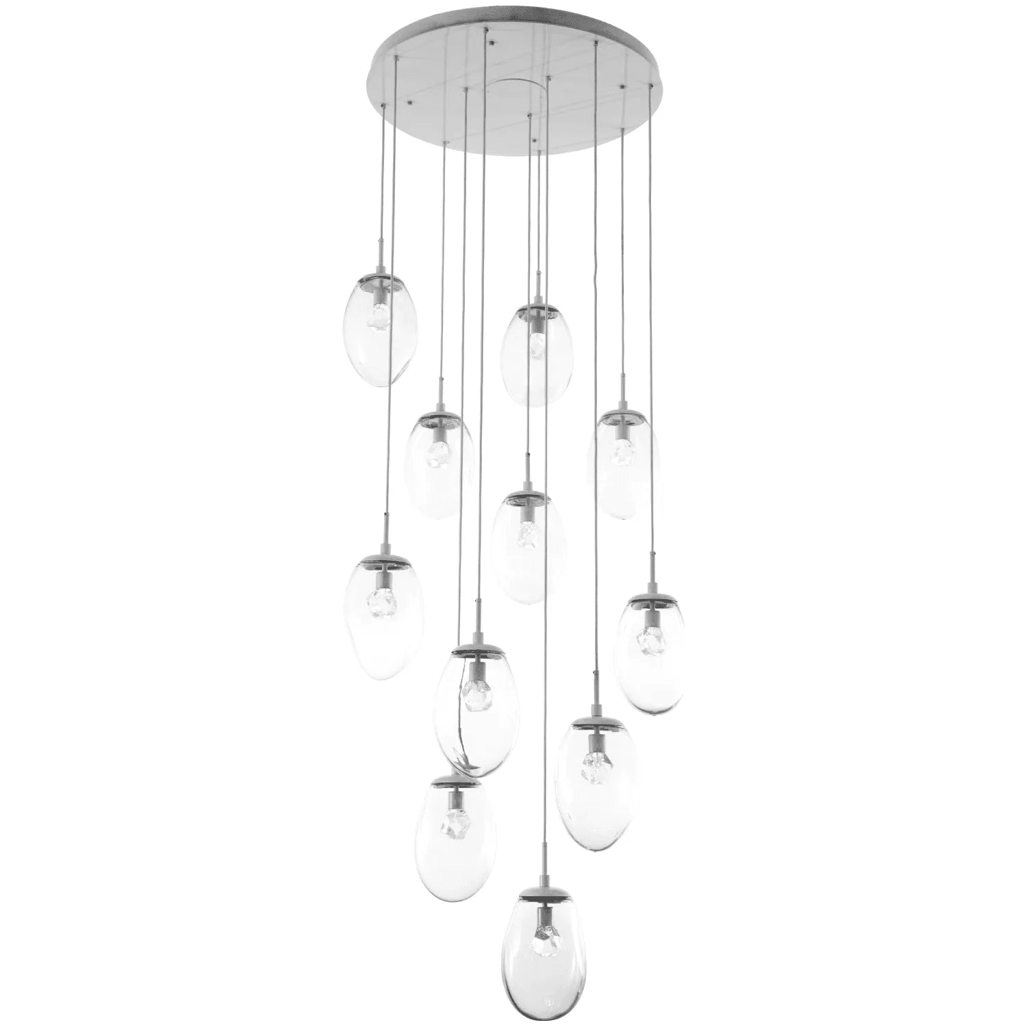 Hammerton Studio - Nebula Meteo Round Multi-Port, 11-Light - CHB0067-11-BS-ZC-C01-L1 - Canada Light Shop