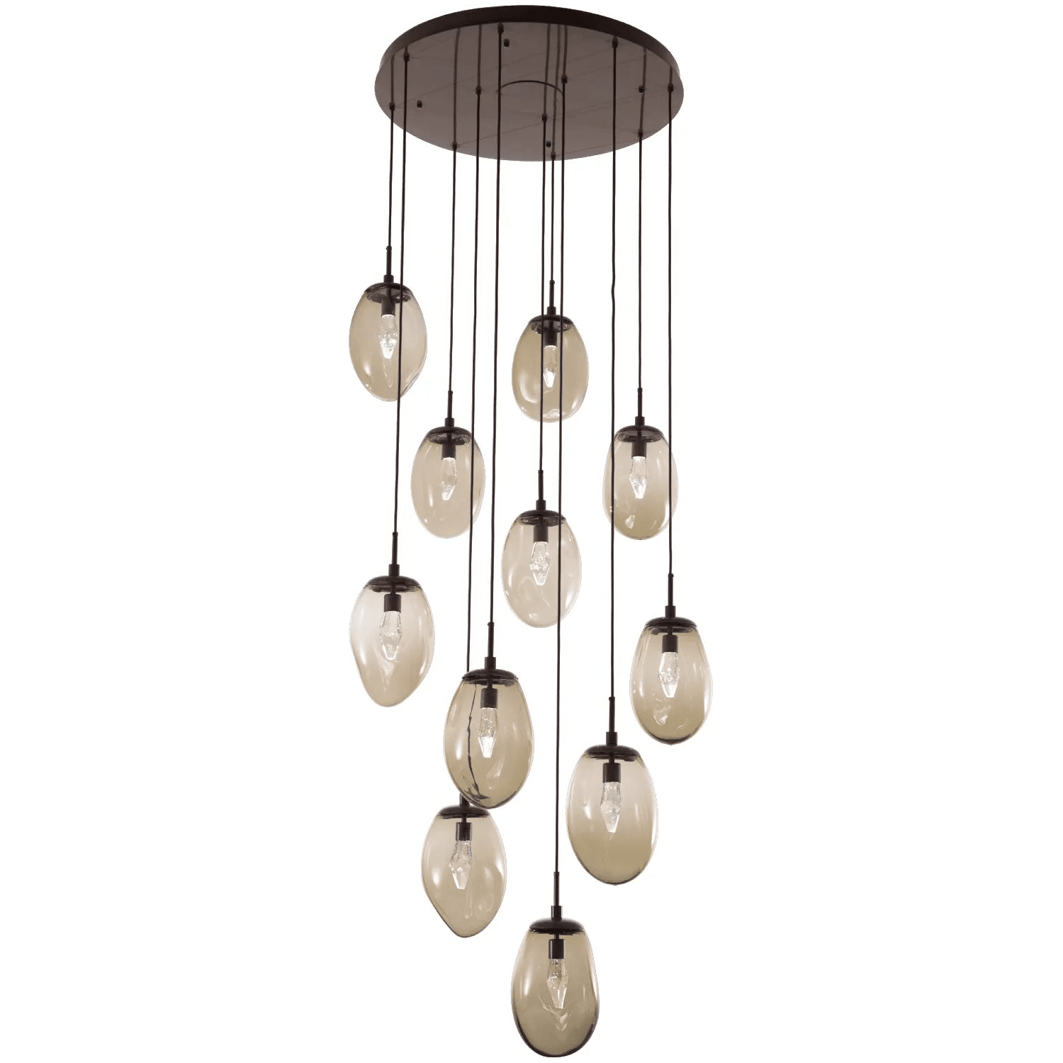 Hammerton Studio - Nebula Meteo Round Multi-Port, 11-Light - CHB0067-11-FB-GB-C01-L1 - Canada Light Shop