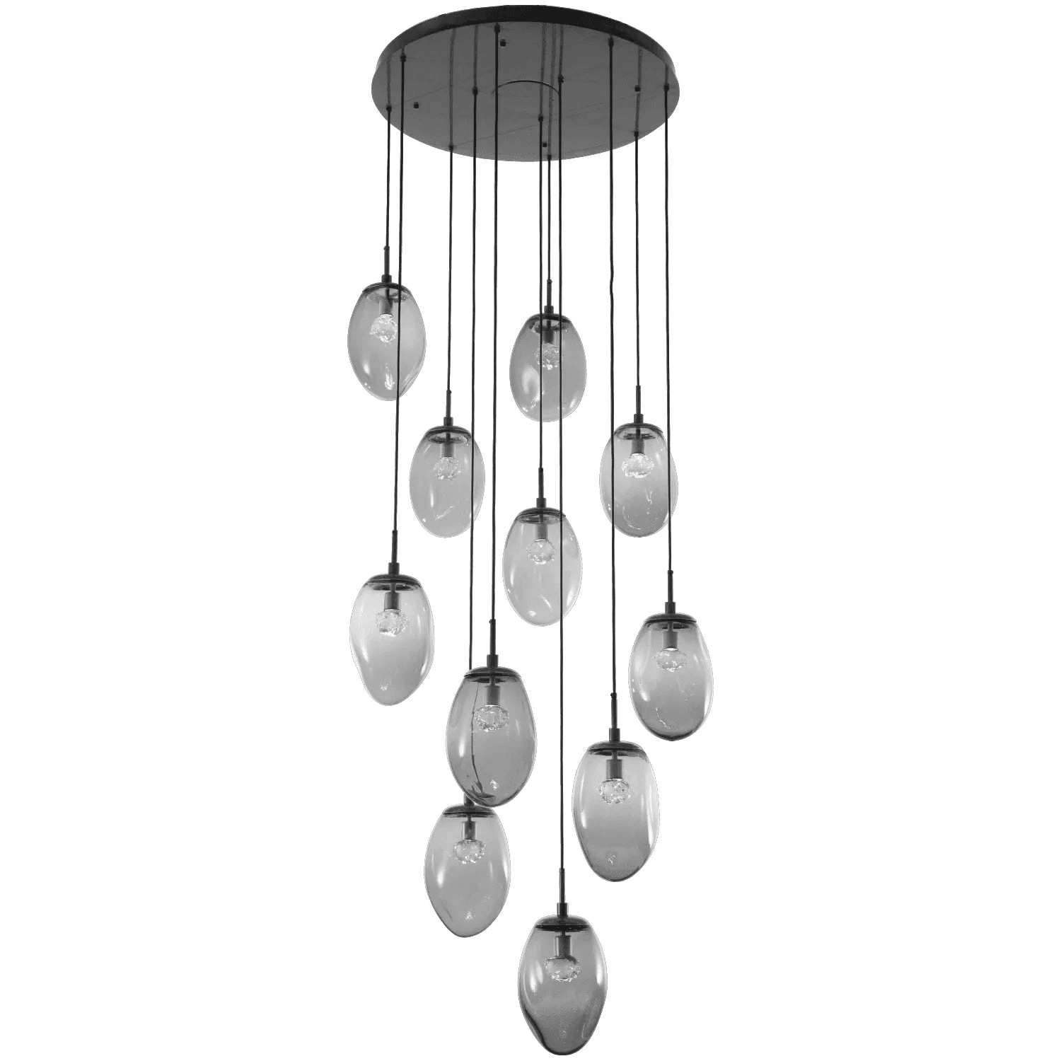 Hammerton Studio - Nebula Meteo Round Multi-Port, 11-Light - CHB0067-11-MB-FS-C01-L1 - Canada Light Shop