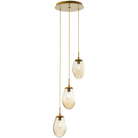 Hammerton Studio - Nebula Meteo Round Multi-Port, 3-Light - CHB0063-03-GB-A-C01-E2 - Canada Light Shop