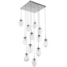 Hammerton Studio - Nebula Meteo Square Multi-Port, 12-Light - CHB0067-12-BS-FC-C01-L1 - Canada Light Shop