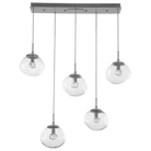 Hammerton Studio - Nebula Nova Linear Multi-Port, 5-Light - PLB0068-05-BS-FC-C01-L1 - Canada Light Shop