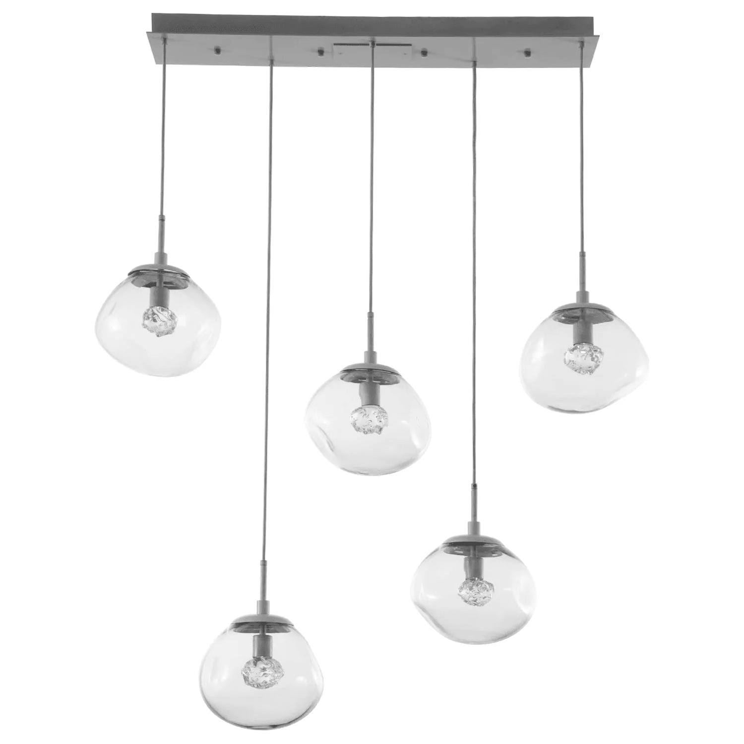Hammerton Studio - Nebula Nova Linear Multi-Port, 5-Light - PLB0068-05-BS-FC-C01-L1 - Canada Light Shop