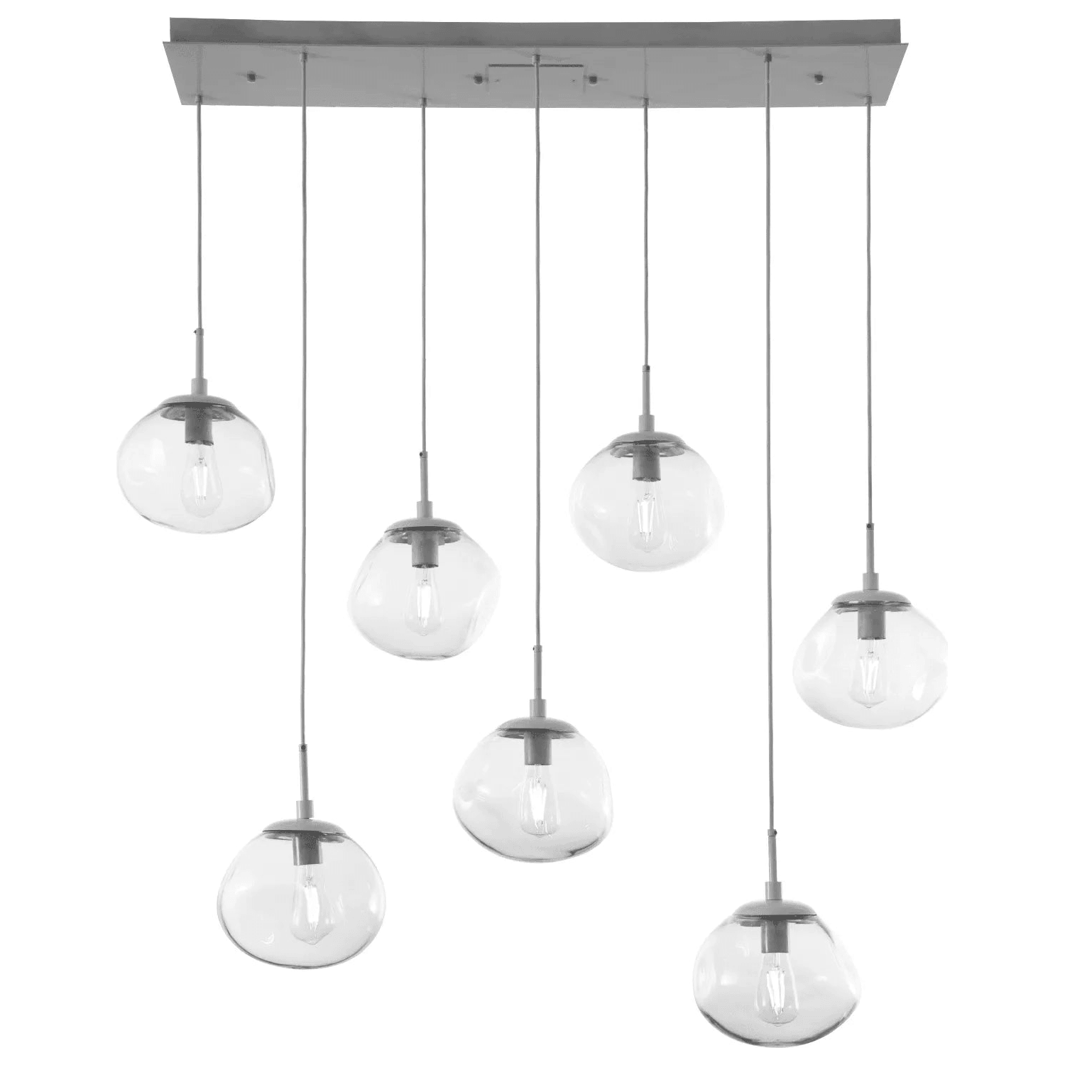 Hammerton Studio - Nebula Nova Linear Multi-Port, 7-Light - PLB0064-07-BS-C-C01-E2 - Canada Light Shop