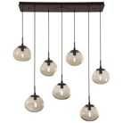 Hammerton Studio - Nebula Nova Linear Multi-Port, 7-Light - PLB0064-07-FB-B-C01-E2 - Canada Light Shop