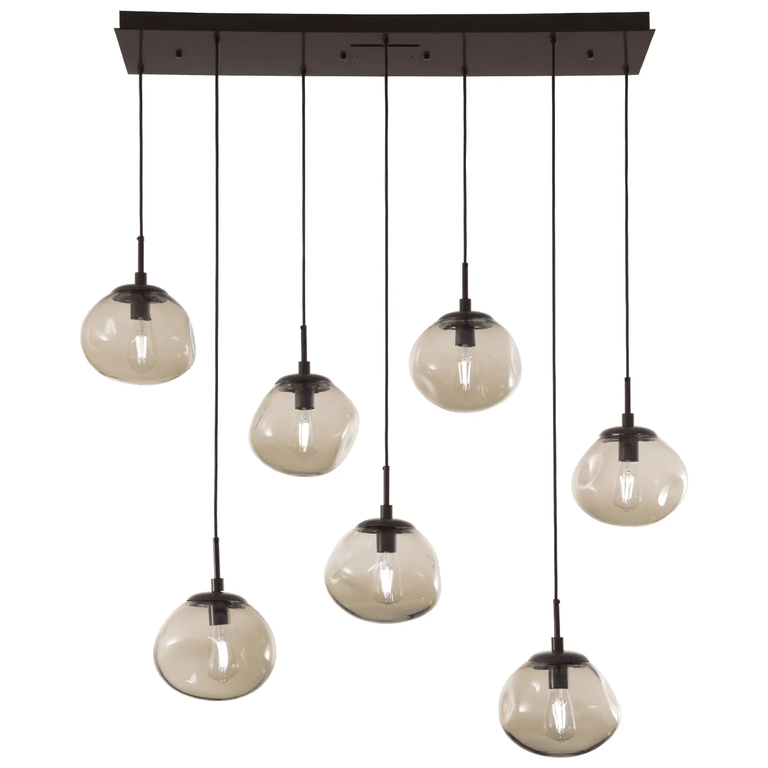 Hammerton Studio - Nebula Nova Linear Multi-Port, 7-Light - PLB0064-07-FB-B-C01-E2 - Canada Light Shop