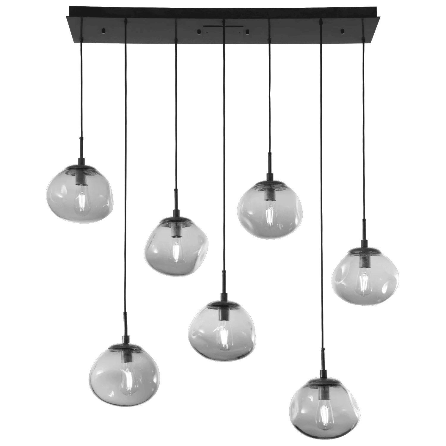 Hammerton Studio - Nebula Nova Linear Multi-Port, 7-Light - PLB0064-07-MB-S-C01-E2 - Canada Light Shop