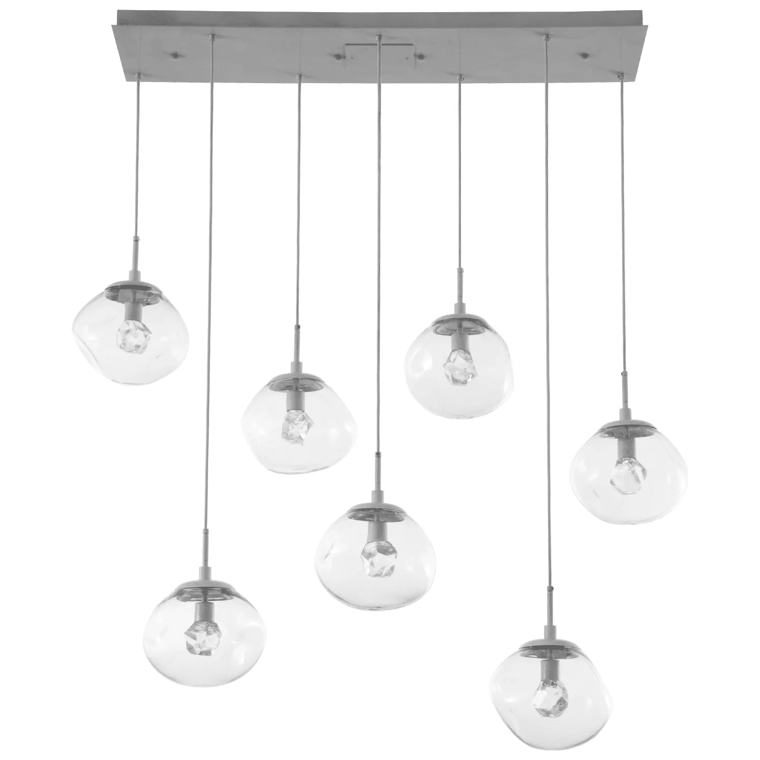Hammerton Studio - Nebula Nova Linear Multi-Port, 7-Light - PLB0068-07-BS-ZC-C01-L1 - Canada Light Shop