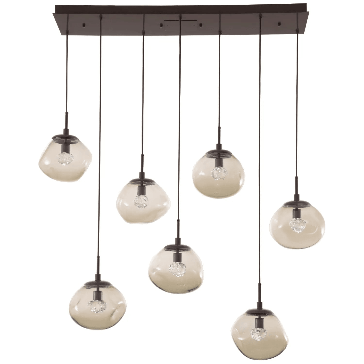 Hammerton Studio - Nebula Nova Linear Multi-Port, 7-Light - PLB0068-07-FB-FB-C01-L1 - Canada Light Shop