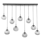 Hammerton Studio - Nebula Nova Linear Multi-Port, 9-Light - PLB0064-09-MB-S-C01-E2 - Canada Light Shop